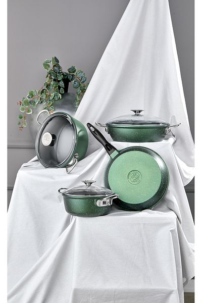 Taç Corvina Casting 7 Piece Cookware Set