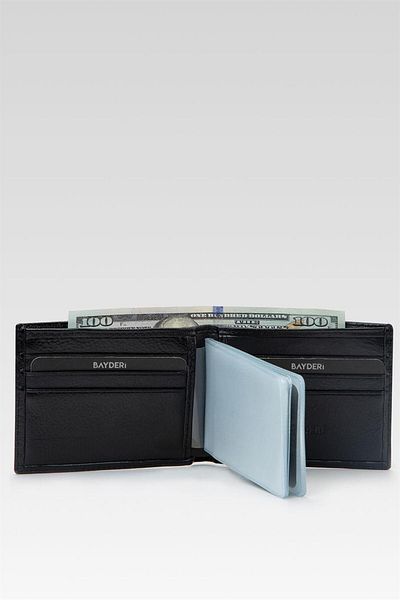 BAYDERİ Garen Genuine Leather Card Holder Wallet
