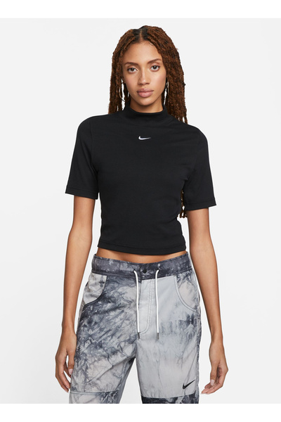 Nike Γυναίκες& # x27;s Αθλητικά Είδη Απαραίτητα Κοντομάνικο Μπλουζάκι με Ριμπ...
