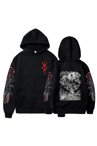 GALASHOP Berserk Anime Unisex Hoodies model49