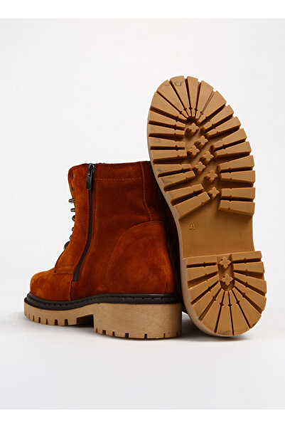 Aeropostale Süet + Deri Taba Erkek Bot CUNEO