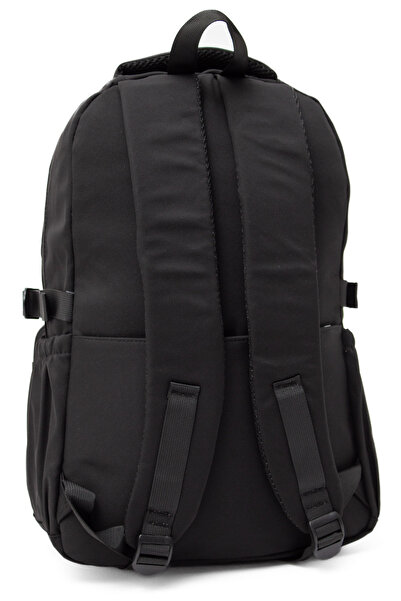 KAFF Young 51586 Siyah Cüzdan Aksesuarlı Suya Dayanıklı Çok Cepli Günlük Okul Sırt Çantası