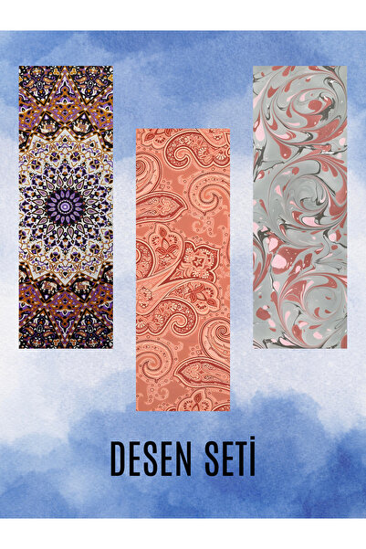 tsugame Özel Tasarım Etnik Kitap Ayraçları Hediyelik Ayraç - Etnik 3'lü Ayraç Seti