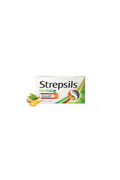 STREPSİLS Herbal Zencefil 16 Pastil