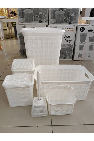 ALANYA HOME DECOR ΠΛΑΣΤΙΚΟ ΣΕΤ ΜΠΑΝΙΟΥ ΙΟΥΤΑ ΠΟΛΥΤΕΛΕΣ 6 ΤΕΜΑΧΙΑ ΠΛΑΣΤΙΚΟ ΣΕΤ ΜΠΑΝΙΟΥ ΙΟΥΤΑ ΠΟΛΥΤΕΛΕΣ 6 ΤΕΜΑΧΙΑ