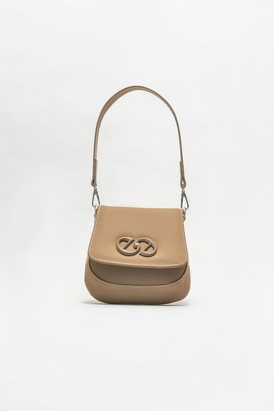 Elle Shoes Beige Women's Crossbody Bag - Stylish and Practical Design