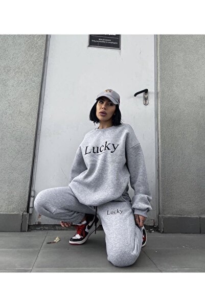 Tarzsokak Set de trening UNISEX de iarnă cu imprimeu digital Lucky