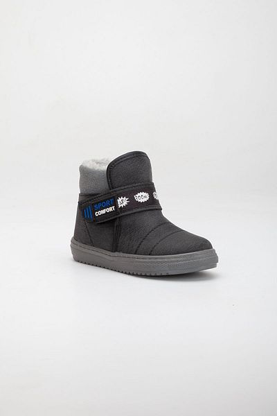ÇOCUKLARIN HAYAL DÜNYASI Boy's Fur Lined Light Sole Orthopedic Boots