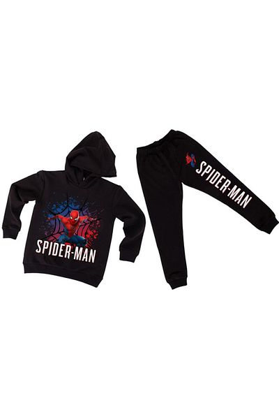 SPIDERMAN set trening copii bumbac stofa cu gluga