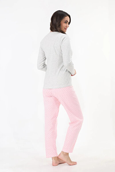 Etoile Βαμβακερό μακρυμάνικο γυναικείο σετ πιτζάμες