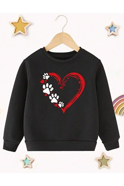 MAGORS SWEATSHIRT PENTRU COPII CU GAT CIRCULAR, 3 FĂRĂ, BUMBAC, IMPRIMAT