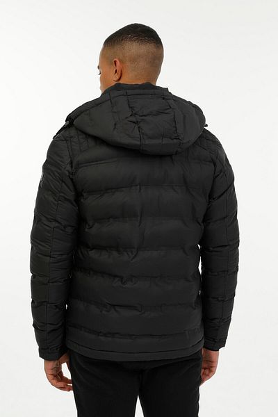 lumberjack ML EVEREST COAT 3PR Μαύρο Ανδρικό Κοντό Παλτό