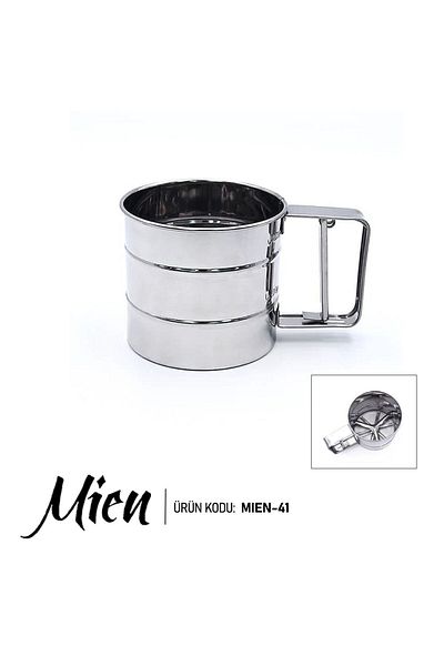 MİEN Mien Metal Flour Sieve