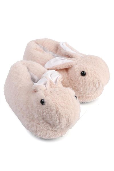 SUNSTEP Γυναικείες βελούδινες παντόφλες Winter Rabbit