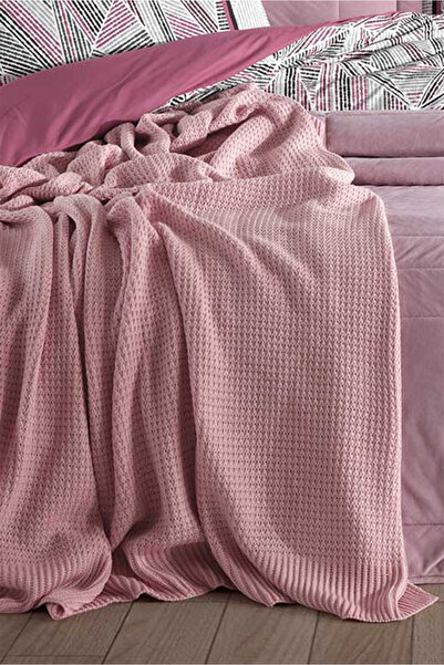 Elart Πλεκτά Κουβέρτα Esila Dried Rose Double (200x220 cm)