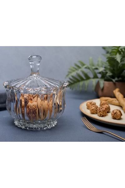 Glass In Love Glass Candy Holder 900cc