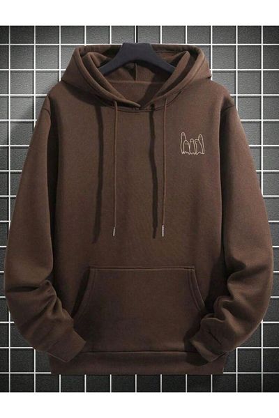 Keywest Unisex μπορείς να δεις εμπριμέ φούτερ με κουκούλα oversize φούτερ