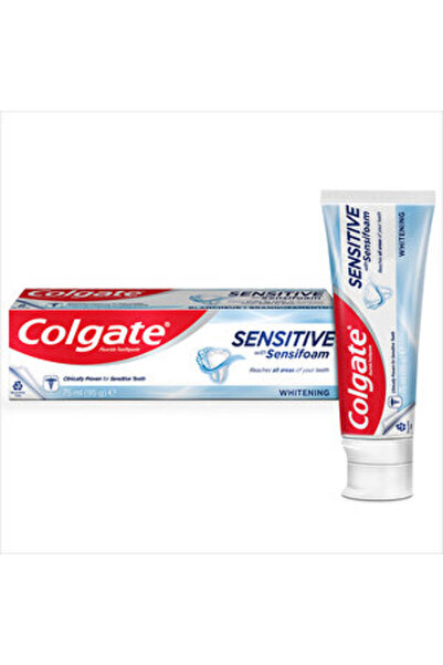 Colgate ( 2 ADET ) Colgate Sensitive Sensifoam Beyazlatıcı Diş Macunu 75 ml