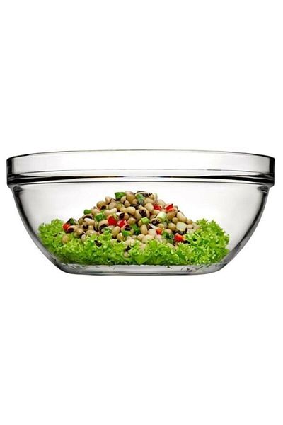 FAYA HOME 2 Pieces Chefs Glass Large Bowl 30 Cm Pasabahce Multi-Purpose Glass Bowl -53923