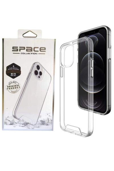 shoptocase iPhone 11 Compatible Space Clear Anti-Shock Test Approved Phone Case