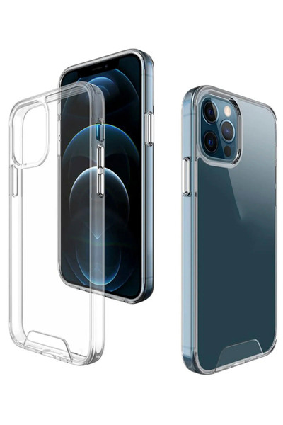 shoptocase iPhone 11 Compatible Space Clear Anti-Shock Test Approved Phone Case