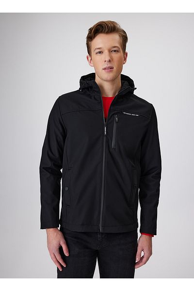 Lee Cooper Ανδρικό Μαύρο Παλτό - 241 LCM 232013 NEWNERON