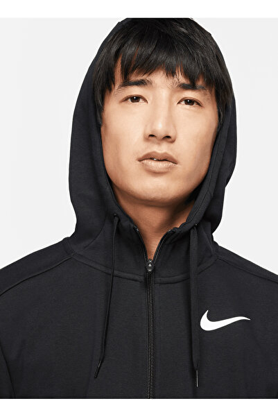 Nike Siyah Erkek Zip Ceket CZ6376-010 M NK DF HDIE FZ FL
