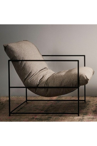 Dopa Modern Şık Görünümlü Portatif Metal İskeletli Berjer