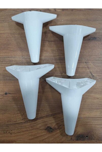 ARON (4 PCS) Zirve 15cm White Furniture Sofa TV Unit Console Dresser Cabinet Leg 15cm