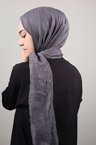 Bonjela شال من الخيزران بلون سادة - نمط-03 - لون-07-92
