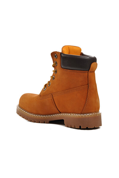 Bulldozer 240602 Cinnamon Nubuck Unisex Lace-up Genuine Leather Boots