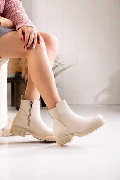 lizshoe LİZSHOE HAKİKİ DERİ KADIN GÜNLÜK BOT OBN 30723K