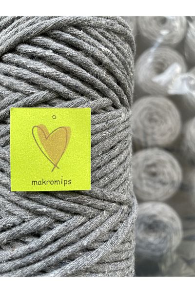 Makromİps MACROME ROPE ( 250 gr ) SINGLE WRAPPED COTTON SCAN ROPE TWIPE HOBBY MULTI-PURPOSE KEYCHAIN KNITTED BOHEM