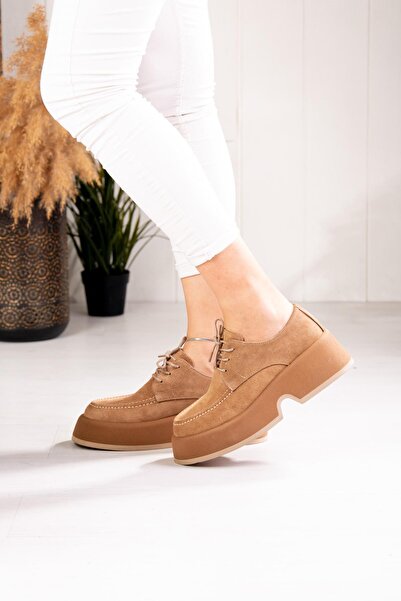 Rugano HAKİKİ DERİ KADIN SPOR AYAKKABI 3523023K