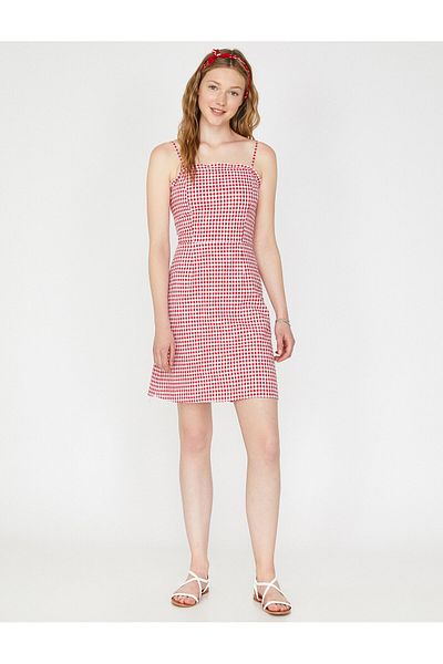 Koton Checkered Dress