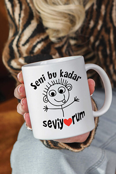 Sionar Seni Seviyorum Yazılı Bardak, Arkadaşa Sevgiliye Hediye