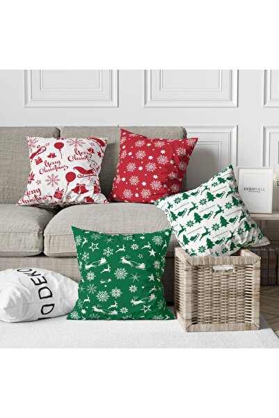 dekomall home & living Dekomall novogodišnji božićni set od četiri komada Jas...