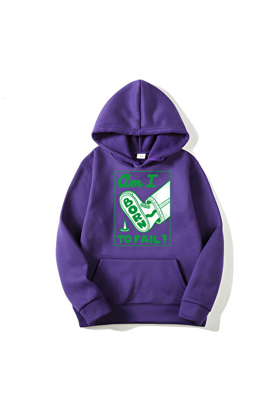 MAGORS SVART WEAR I Am To Fail Бавовняна кофта з капюшоном і довгими рукавами...