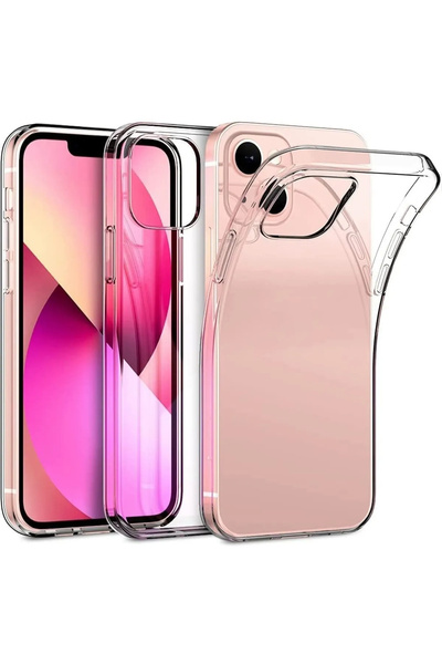 EDELFU Iphone 13 Uyumlu Şeffaf Kılıf Darbe Emici Şeffaf Kapak.