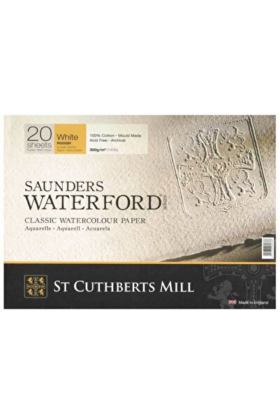 ST CUTHBERTS MILL Saunders Waterford Suluboya Defteri Blok Rough - Kalın Doku...