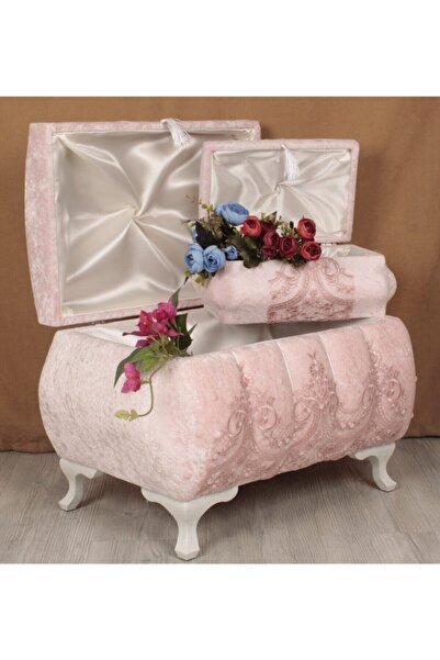 EnesSandık Gelin 2 Li Çeyiz, Bohça & Makyaj Sandık Takımı 302