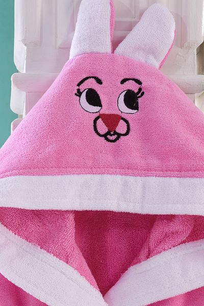 newhome Hooded Velvet Children's Bathrobe