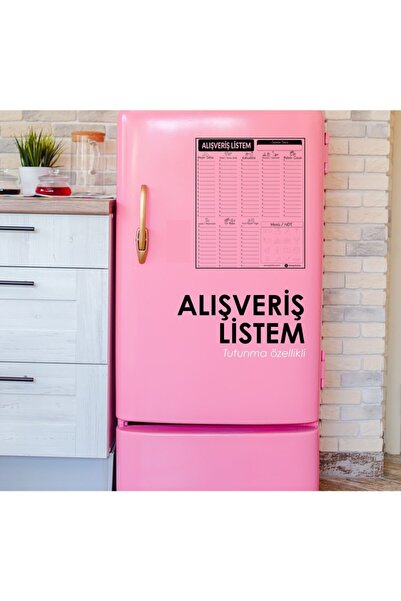Adil Baba Manyetik Yapıştırıcı Gerektirmeyen Alış-veriş Listesi - 47x56 Cm