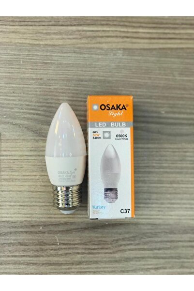 Osaka Light 6w E27 Led Mum Avize Ampulu Beyaz Işık Avantajlı 3lü Paket