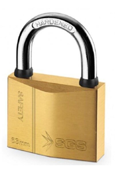 SGS Yellow Coated Padlock 20 mm 1340