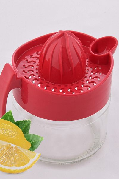 Moola Yellow Glass Lemon Squeezer