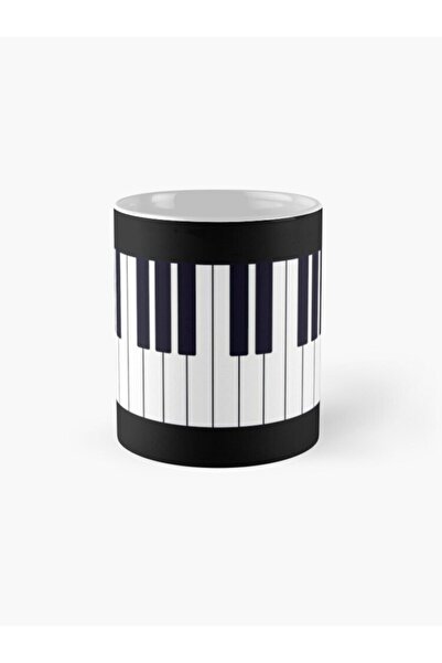 HİDZ Piyano Klavye Desenli Sarmal Kupa