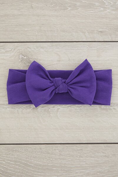 Babygiz Χειροποίητο μαλακό παπιγιόν Φυσικό βαμβάκι Χτενισμένο Βαμβάκι Διπλό Βρεφικό Κορίτσια Μπαντάνα Μωβ Λιλά