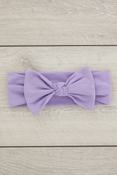 Babygiz Χειροποίητο μαλακό παπιγιόν Φυσικό βαμβάκι Χτενισμένο Βαμβάκι Διπλό Βρεφικό Κορίτσια Μπαντάνα Μωβ Λιλά