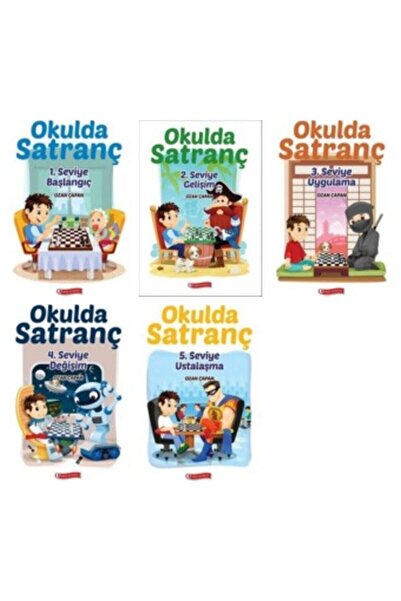 ODTÜ YAYINLARI Odtü Yayınları Okulda Satranç Serisi(başlangıç-gelişim-uygulama-değişim-ustalaşma)5 Kitap